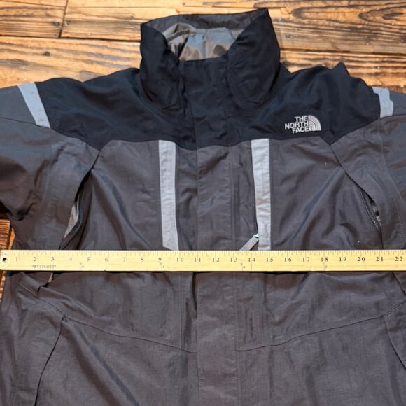 North Face HyVent Triclimate 3-IN-1 SKI JACKET Mens Large Black Gray Vintage Y2K - Picture 5 of 16